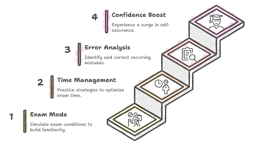 Final mock test steps for the CBSE exams