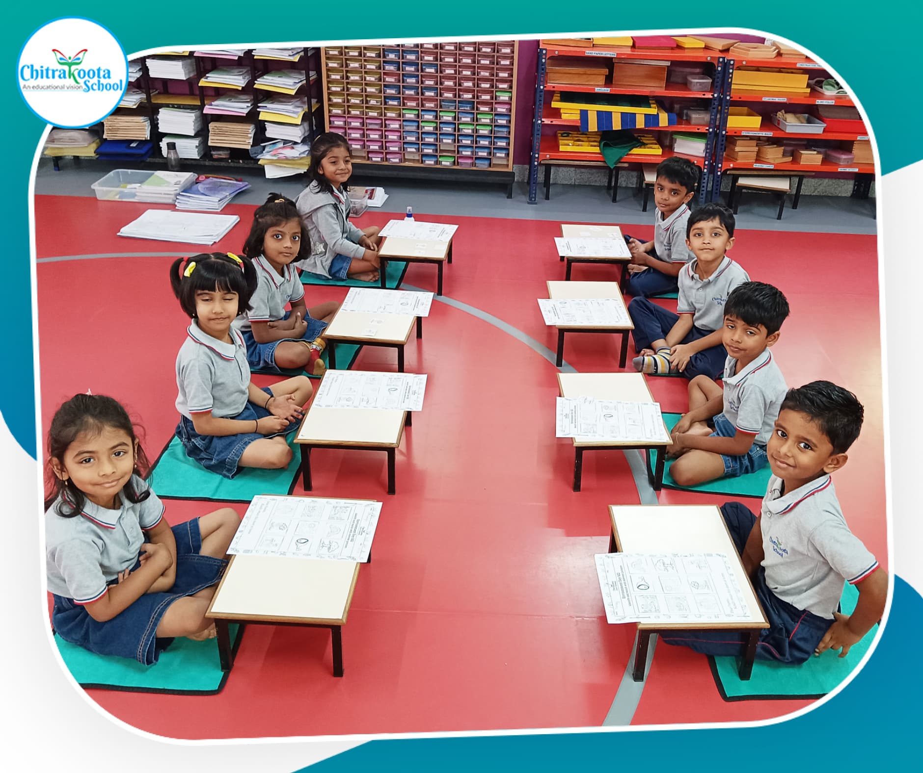 Montessori Learning at Chitrakoota School